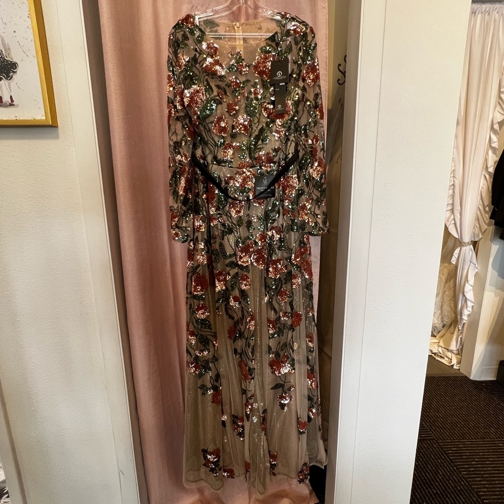 New Andrea&Leo Couture embellished dress